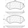 Stoptech 308.08560 Street Brake Pads