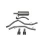 CORSA Performance 14405 Corsa 2009-2018 Dodge Ram 1500 4.7L Quad/Crew Cab/Short Bed Polished Dual Exit Cat-Back Exhaust