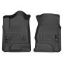 HUSKY LINERS HSK18231 14-   GM 2500HD Dbl Cab Floor Liners Black