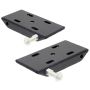 RockJock YJ Heavy Duty Spring Plates w/ Sway Bar Mounts 2 1/2in Wide Springs