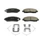 PowerStop 17-1723 PowerStop - Z17 Low-Dust Ceramic Brake Pads with Hardware