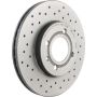 Brembo 09.5166.1X Premium UV Coated Xtra Cross Drilled Brake Rotor