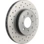 Brembo KTX0158 Brembo ceramic brake pad and Xtra vented drilled brake disc kit