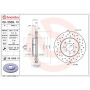 Brembo KTX0158 Brembo ceramic brake pad and Xtra vented drilled brake disc kit