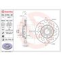 Brembo KTX0115 Brembo ceramic brake pad and Xtra vented drilled brake disc kit