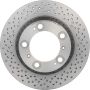Brembo KT00B03 Brembo ceramic brake pad and UV coated vented drilled brake disc kit