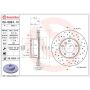 Brembo 09.6924.1X Premium UV Coated Xtra Cross Drilled Brake Rotor