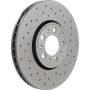 Brembo 09.7010.2X Premium UV Coated Xtra Cross Drilled Brake Rotor