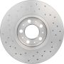Brembo 09.7010.2X Premium UV Coated Xtra Cross Drilled Brake Rotor