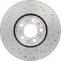 Brembo 09.7010.2X Premium UV Coated Xtra Cross Drilled Brake Rotor