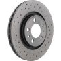 Brembo 09.7012.1X Premium UV Coated Xtra Cross Drilled Brake Rotor