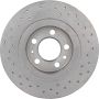 Brembo 09.7012.1X Premium UV Coated Xtra Cross Drilled Brake Rotor