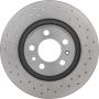 Brembo 09.7010.2X Premium UV Coated Xtra Cross Drilled Brake Rotor