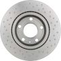 Brembo 09.7196.1X Premium UV Coated Xtra Cross Drilled Brake Rotor