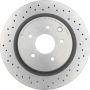 Brembo 09.7356.2X Premium UV Coated Xtra Cross Drilled Brake Rotor