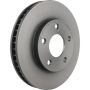 Brembo KT00872 Brembo ceramic brake pad and UV coated vented  brake disc kit