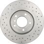 Brembo 09.7701.1X Premium UV Coated Xtra Cross Drilled Brake Rotor