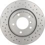 Brembo 09.7701.1X Premium UV Coated Xtra Cross Drilled Brake Rotor