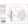 Brembo 09.7806.1X Premium UV Coated Xtra Cross Drilled Brake Rotor