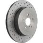 Brembo 09.7813.1X Premium UV Coated Xtra Cross Drilled Brake Rotor