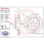 Brembo 09.7813.1X Premium UV Coated Xtra Cross Drilled Brake Rotor