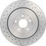 Brembo 09.7813.1X Premium UV Coated Xtra Cross Drilled Brake Rotor