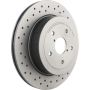 Brembo 09.7813.2X Premium UV Coated Xtra Cross Drilled Brake Rotor