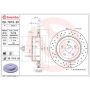 Brembo 09.7813.2X Premium UV Coated Xtra Cross Drilled Brake Rotor