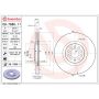 Brembo KT00A03 Brembo ceramic brake pad and UV coated vented  brake disc kit
