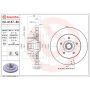 Brembo KT00862 Brembo ceramic brake pad and standard PVT  brake disc kit