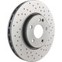 Brembo 09.8304.1X Premium UV Coated Xtra Cross Drilled Brake Rotor