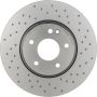 Brembo 09.8304.1X Premium UV Coated Xtra Cross Drilled Brake Rotor