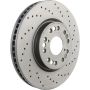 Brembo 09.8402.1X Premium UV Coated Xtra Cross Drilled Brake Rotor