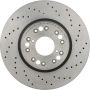 Brembo 09.8402.1X Premium UV Coated Xtra Cross Drilled Brake Rotor