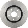 Brembo 09.8485.1X Premium UV Coated Xtra Cross Drilled Brake Rotor
