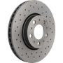 Brembo 09.8633.1X Premium UV Coated Xtra Cross Drilled Brake Rotor