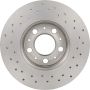 Brembo 09.8633.1X Premium UV Coated Xtra Cross Drilled Brake Rotor