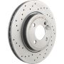 Brembo 09.8655.1X Premium UV Coated Xtra Cross Drilled Brake Rotor