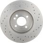 Brembo 09.8655.1X Premium UV Coated Xtra Cross Drilled Brake Rotor