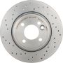 Brembo 09.8655.1X Premium UV Coated Xtra Cross Drilled Brake Rotor