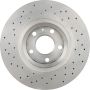 Brembo 09.8690.1X Premium UV Coated Xtra Cross Drilled Brake Rotor