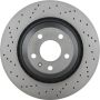 Brembo 09.8842.2X Premium UV Coated Xtra Cross Drilled Brake Rotor