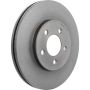 Brembo KT00636 Brembo ceramic brake pad and UV coated vented  brake disc kit