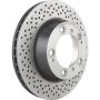 Brembo KT00741 Brembo ceramic brake pad and UV coated vented drilled brake disc kit