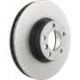 Brembo KT00A96 Brembo ceramic brake pad and UV coated vented  brake disc kit