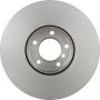 Brembo KT00A96 Brembo ceramic brake pad and UV coated vented  brake disc kit