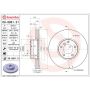 Brembo KT00A96 Brembo ceramic brake pad and UV coated vented  brake disc kit