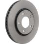 Brembo KT00868 Brembo ceramic brake pad and UV coated vented  brake disc kit