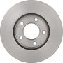 Brembo KT00868 Brembo ceramic brake pad and UV coated vented  brake disc kit