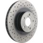 Brembo 09.9077.1X Premium UV Coated Xtra Cross Drilled Brake Rotor